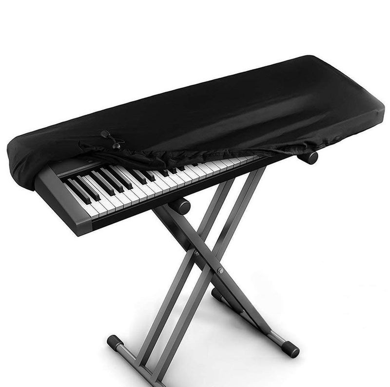 Kaxich Stretchy Electronic Piano Keyboard Dust Cover with Drawstring Universal 88 Keys Piano Keyboard Dustproof Protective Case - Image 1